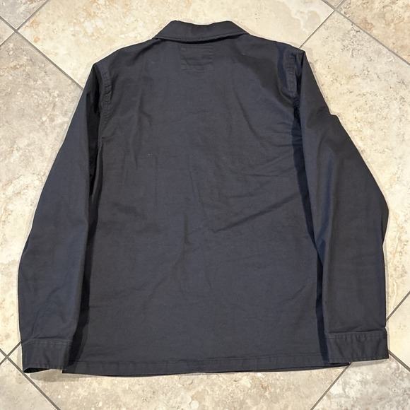 O'Neill O'Riginals Trails Chore Jacket Men Medium Grey Standard Fit Shacket Snap - Picture 9 of 10